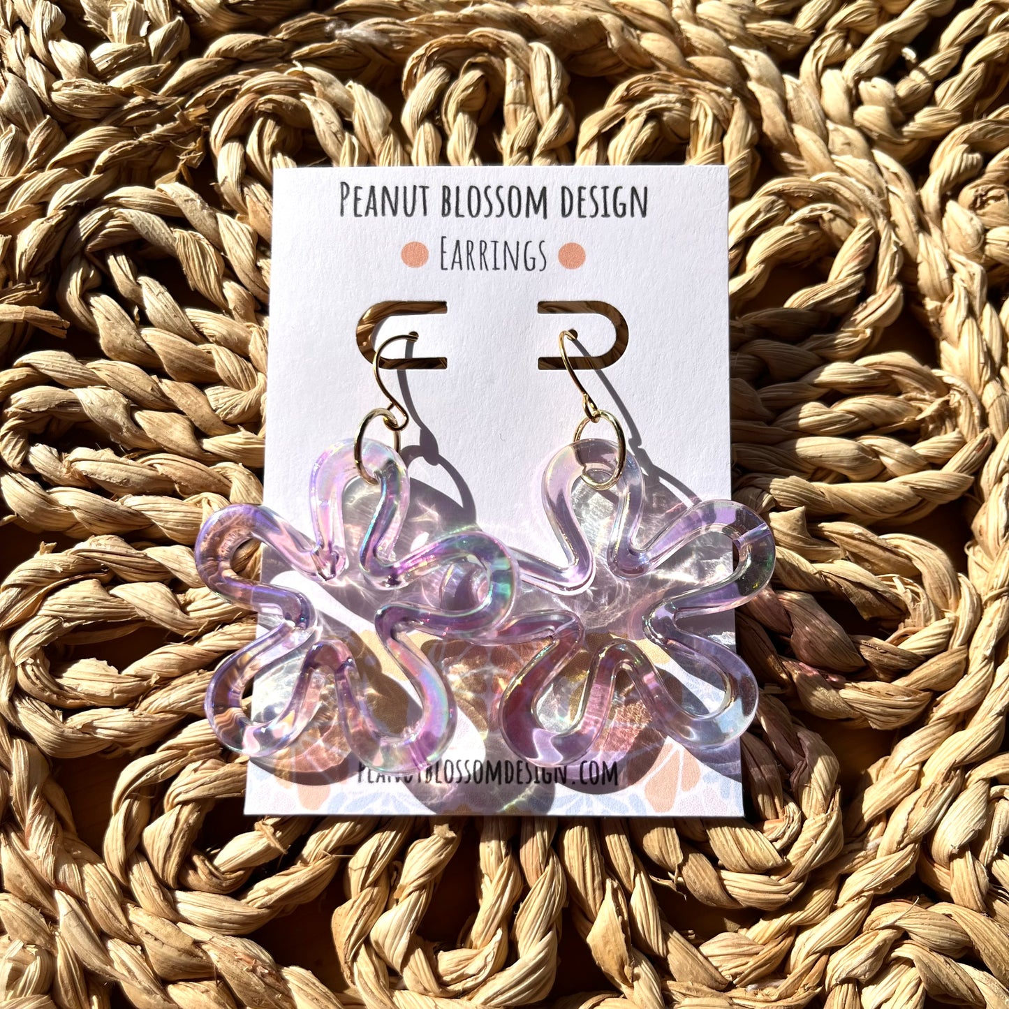 Bikini Bottom Flower Earrings