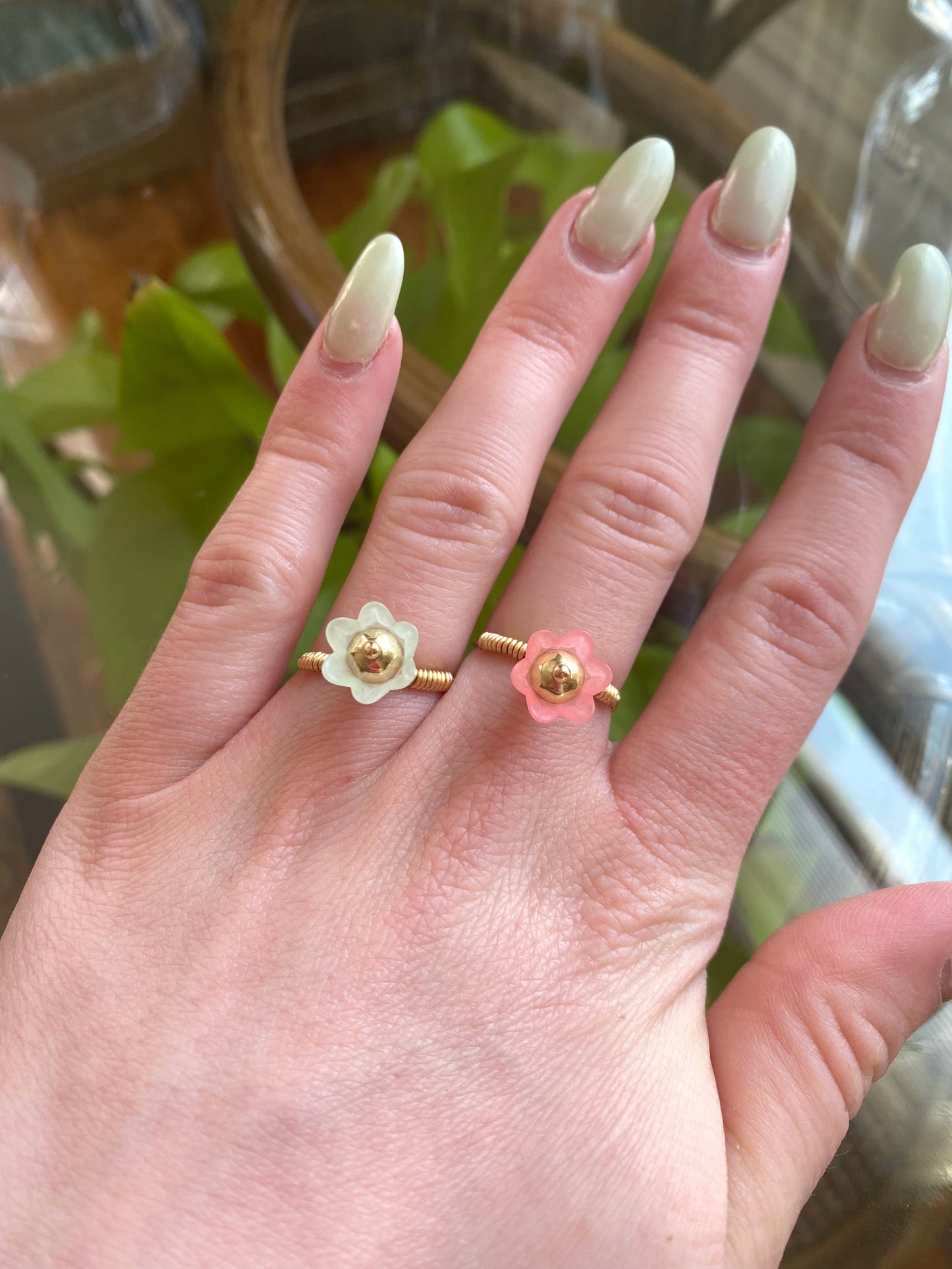 Matte Pastel Tulip Rings (Fidget Ring)